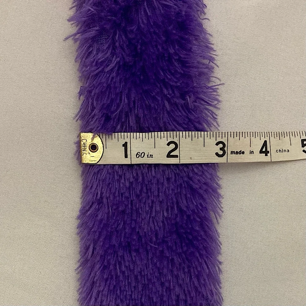Vintage Purple Faux Fur Boa Scarf Costume 💗